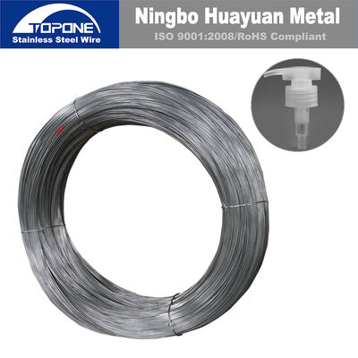 0.8mm Stainless Steel Spring Wire For Aerosol Spring  / Sprayer / Lotion Pump