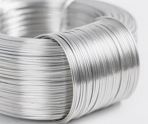 0.5mm 201 Stainless Steel Spring Wire， Passed ISO9001 and RosH Certifications
