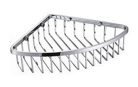 Stainless steel wire OEM Household Corner Basket For Bathroom Storage