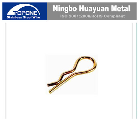 General Stainless Steel Wire Forming R Shaped Spring Clips High Tensile Strength