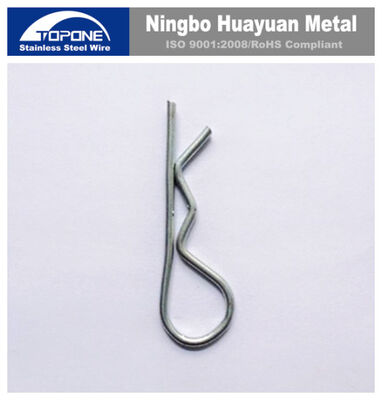 General Stainless Steel Wire Forming R Shaped Spring Clips High Tensile Strength