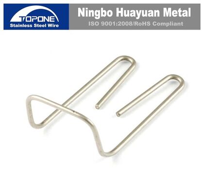 Spring Steel High Temperature Resistance Wire M Shaped Spring Clips
