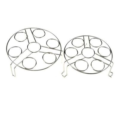 Kitchen Stainless Steel Egg Steamer Rack For Cooker Pot 304 Grade Eco - Friendly