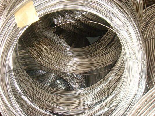 ASTM AISI JIS 302 304 316 304CU Stainless Steel Spring Wire With Bright Surface