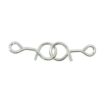 Wholesale Puzzle Rings Solution Metal spring Brain Teasers Link Unlock wire forming