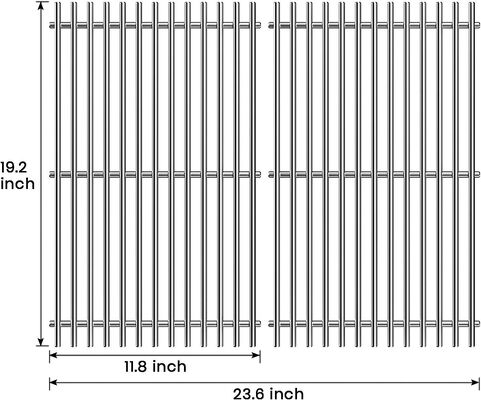 2.5mm - 12mm 304 Stainless Steel Barbecue Mesh Sheet
